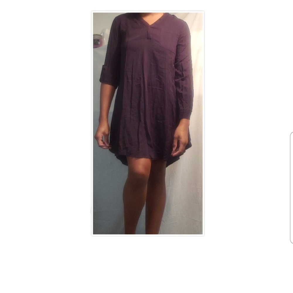 BOGO 2-$25|3-$30 Comfy Casual High-Low Black Dress
